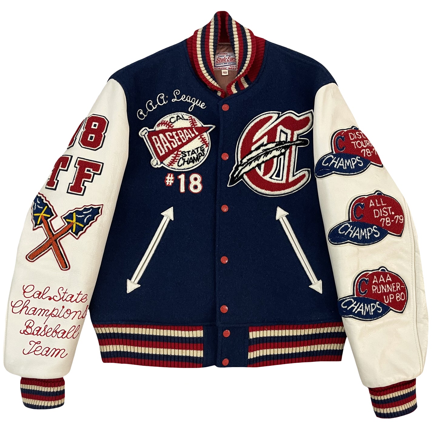 Style Eyes Varsity Jacket - L