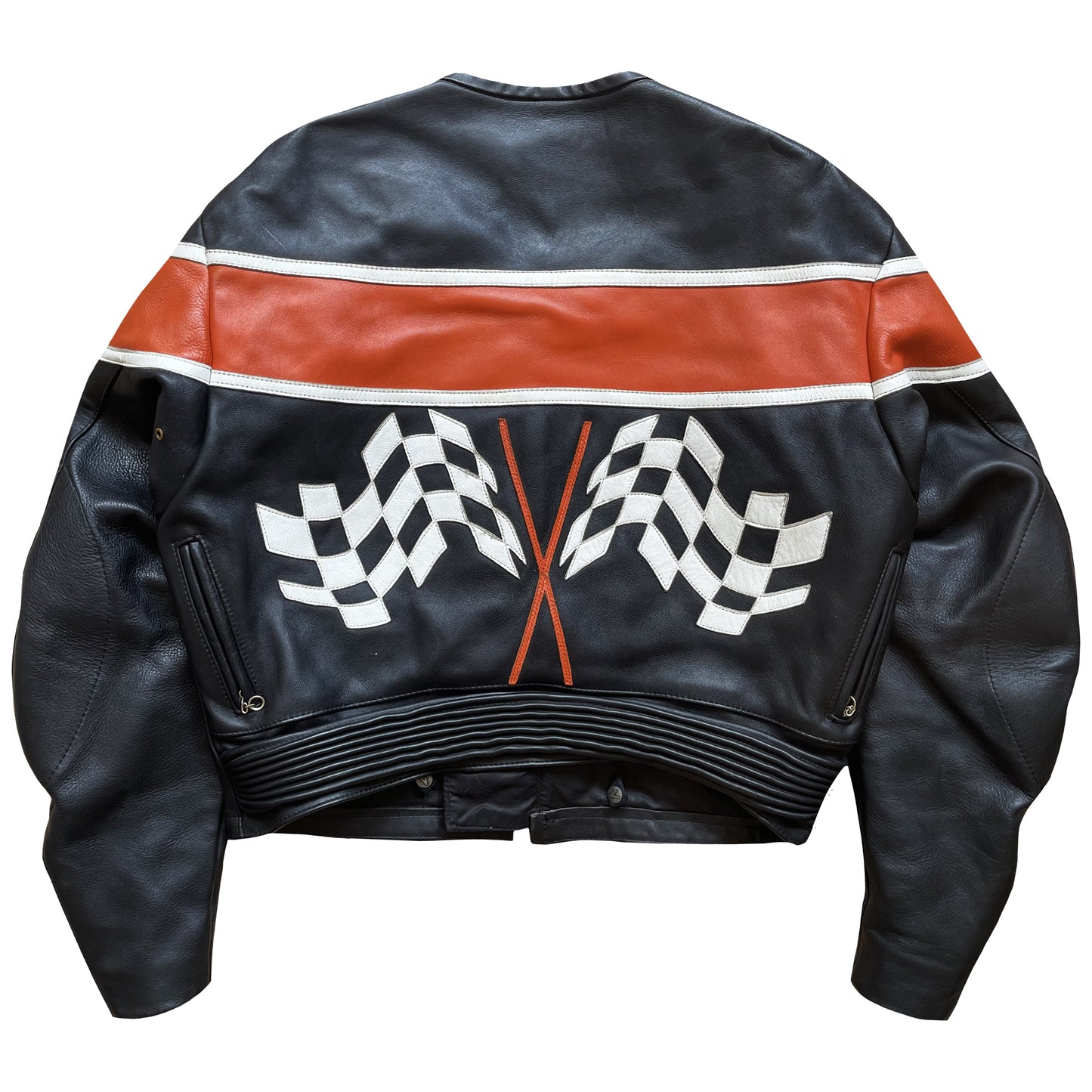 Vanson Leathers Motorcycle Racer Jacket - L