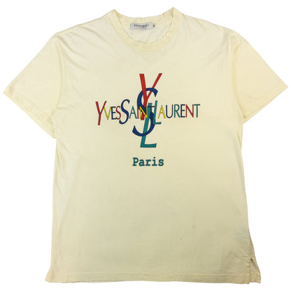 Vintage YSL Yves Saint Laurent Paris T Shirt Size M