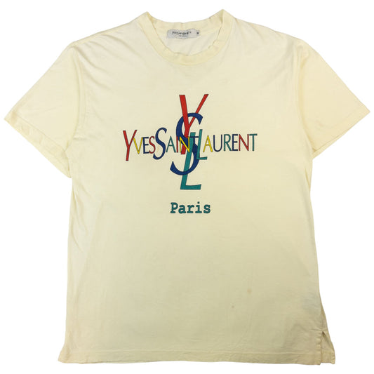 Vintage YSL Yves Saint Laurent Paris T Shirt Size M