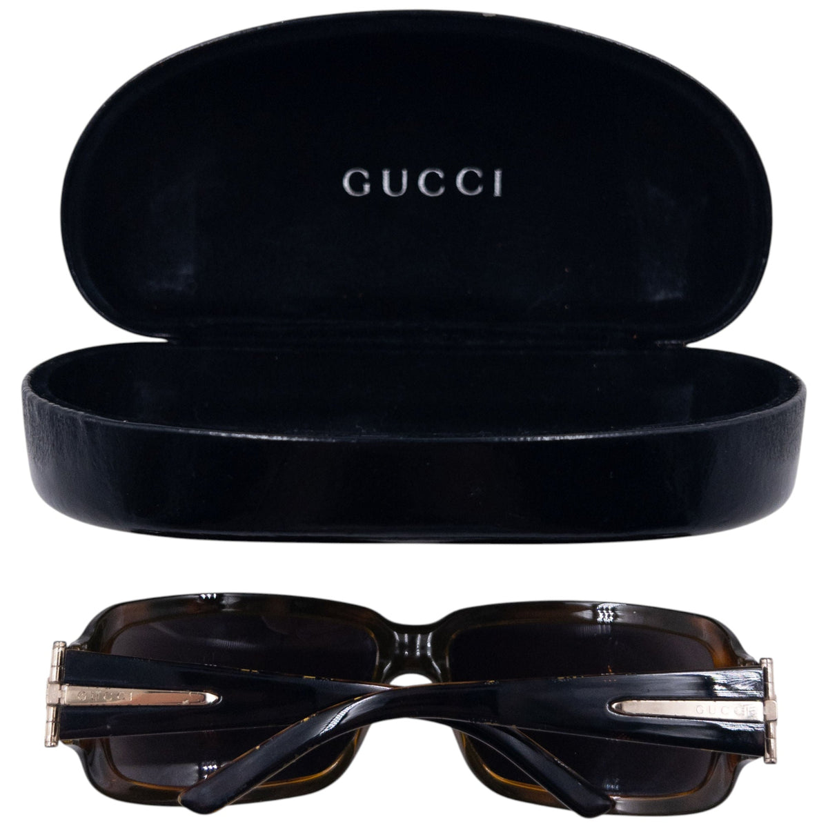Vintage 2008 Gucci Horse Bit Tortoise Shell Sunglasses | O/S, Brown