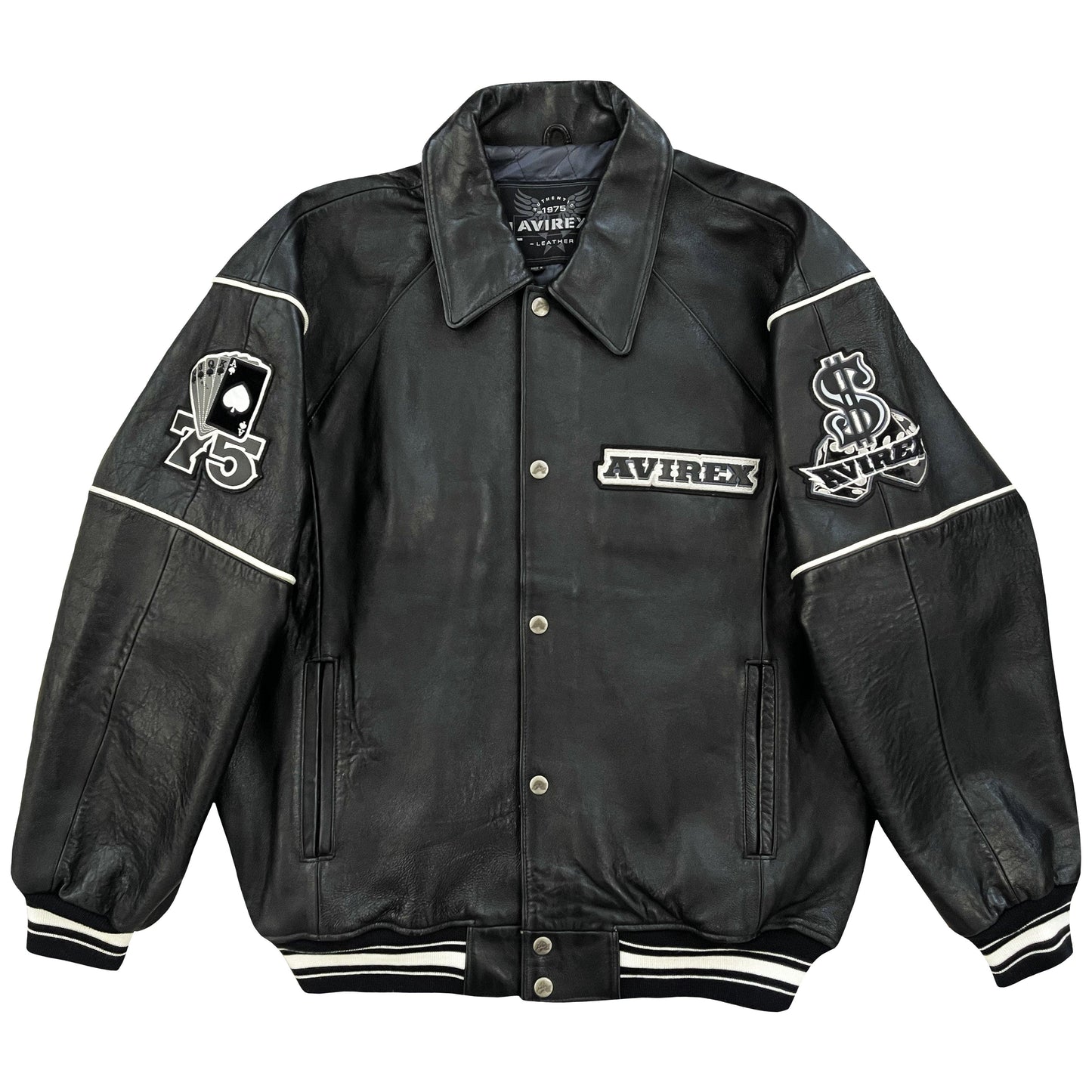 Avirex Leather Varsity Jacket