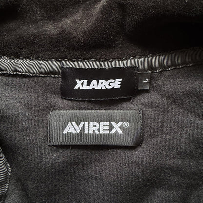 Avirex Lions x XLarge Velour Track Top - L | O/S, Black