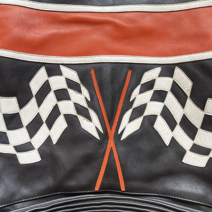 Vanson Leathers Motorcycle Racer Jacket - L