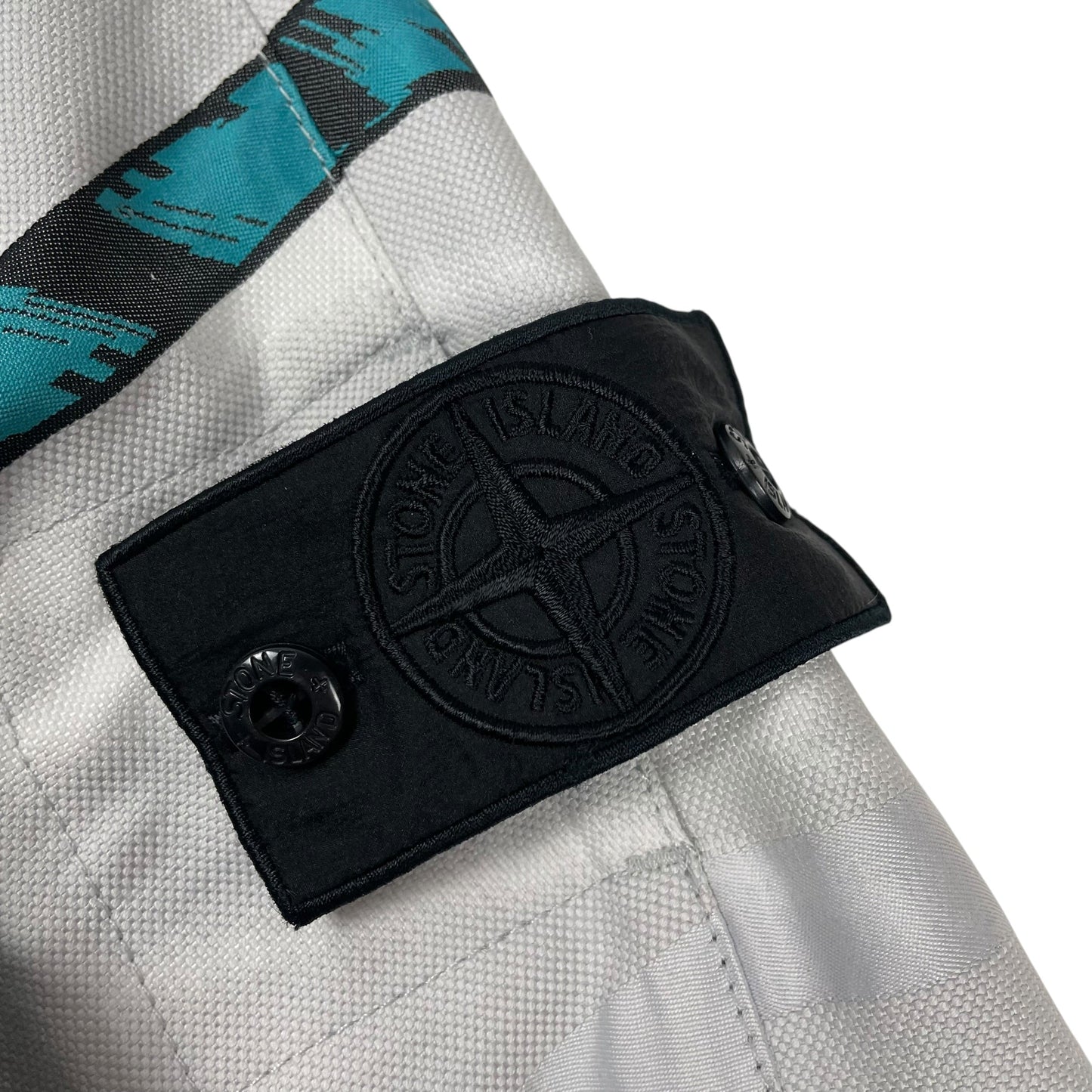 Stone Island Shadow Project DPM Chine Jacquard Bomber, Size Medium | O/S, White