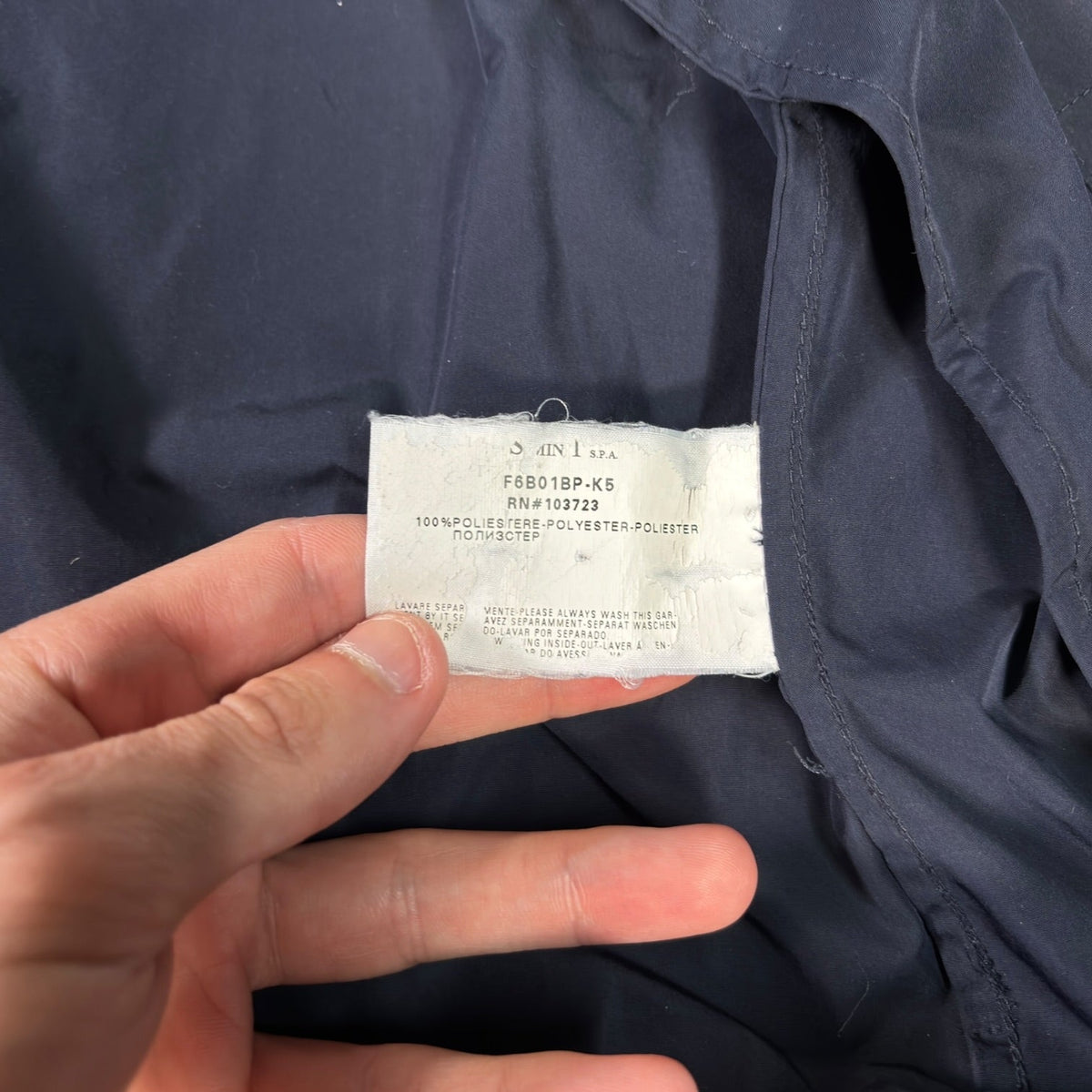 Armani Jeans 00's Navy Cropped Multipocket Jacket M | Medium, Navy