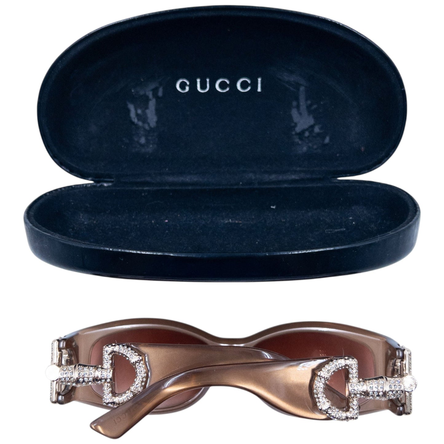 Vintage Gucci Diamonte Horse Bit Sunglasses