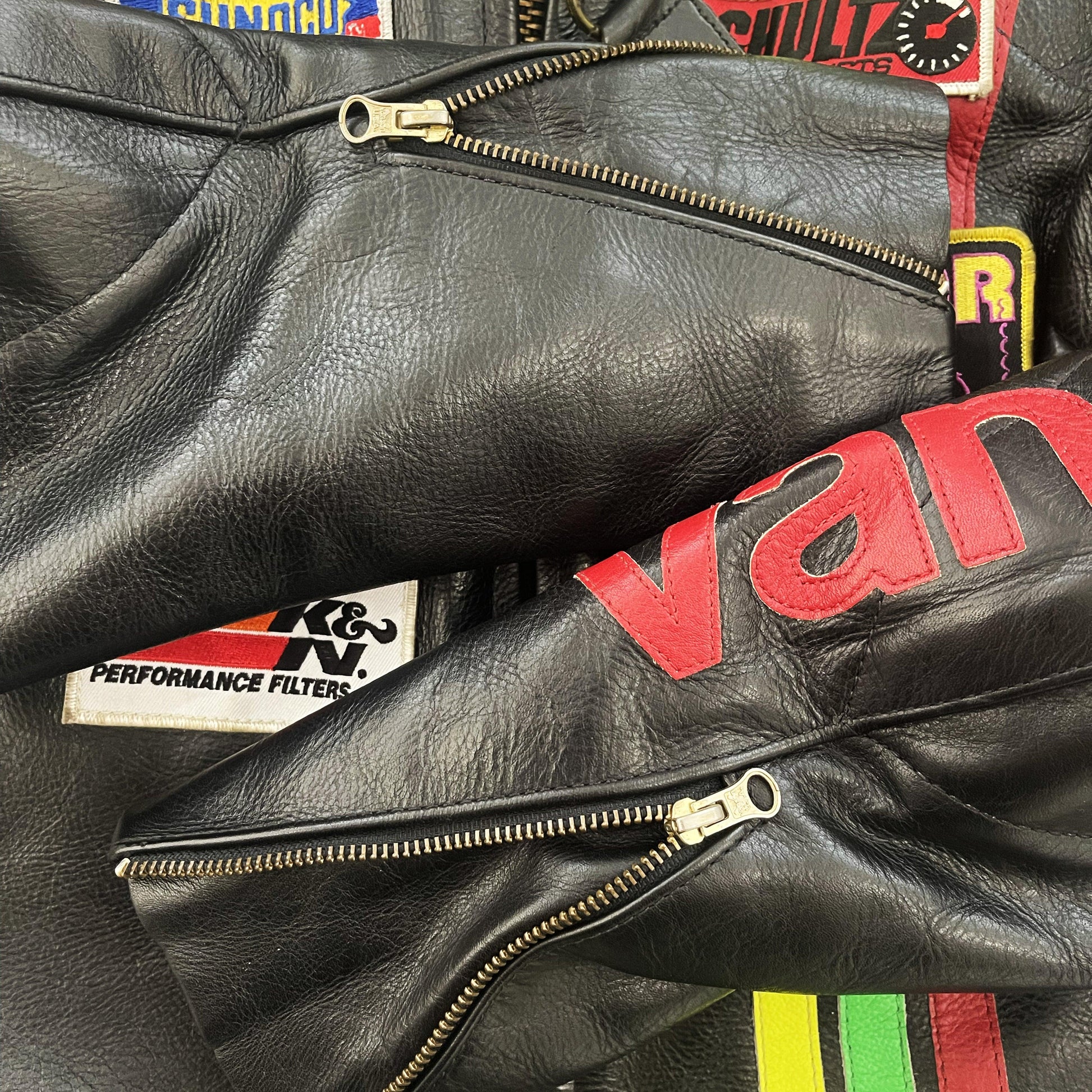 Vanson Leathers Motorcycle Racer Jacket - Known Source