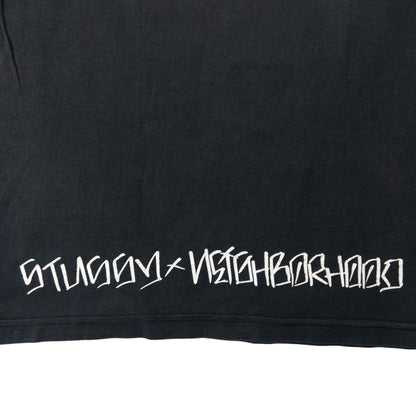 Stussy X Neighborhood Skull Skater Graphic T Shirt Size S