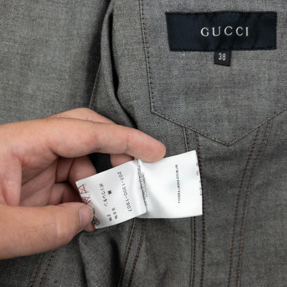 Vintage SS2000 Gucci Denim Jacket Womens Size S | Small, Multicoloured