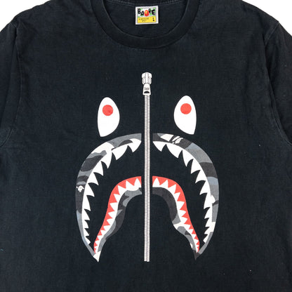 Vintage BAPE Shark Graphic T Shirt Size L