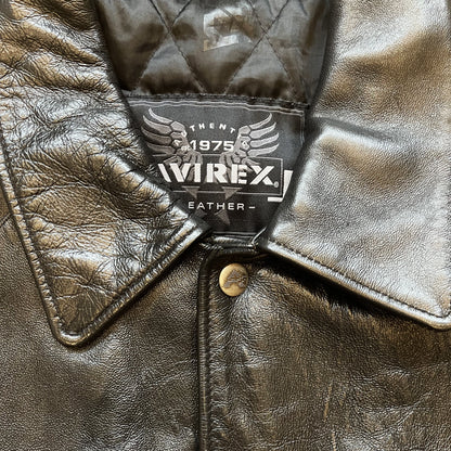 Avirex 'Hi-Rollers' Leather Varsity Jacket - XL