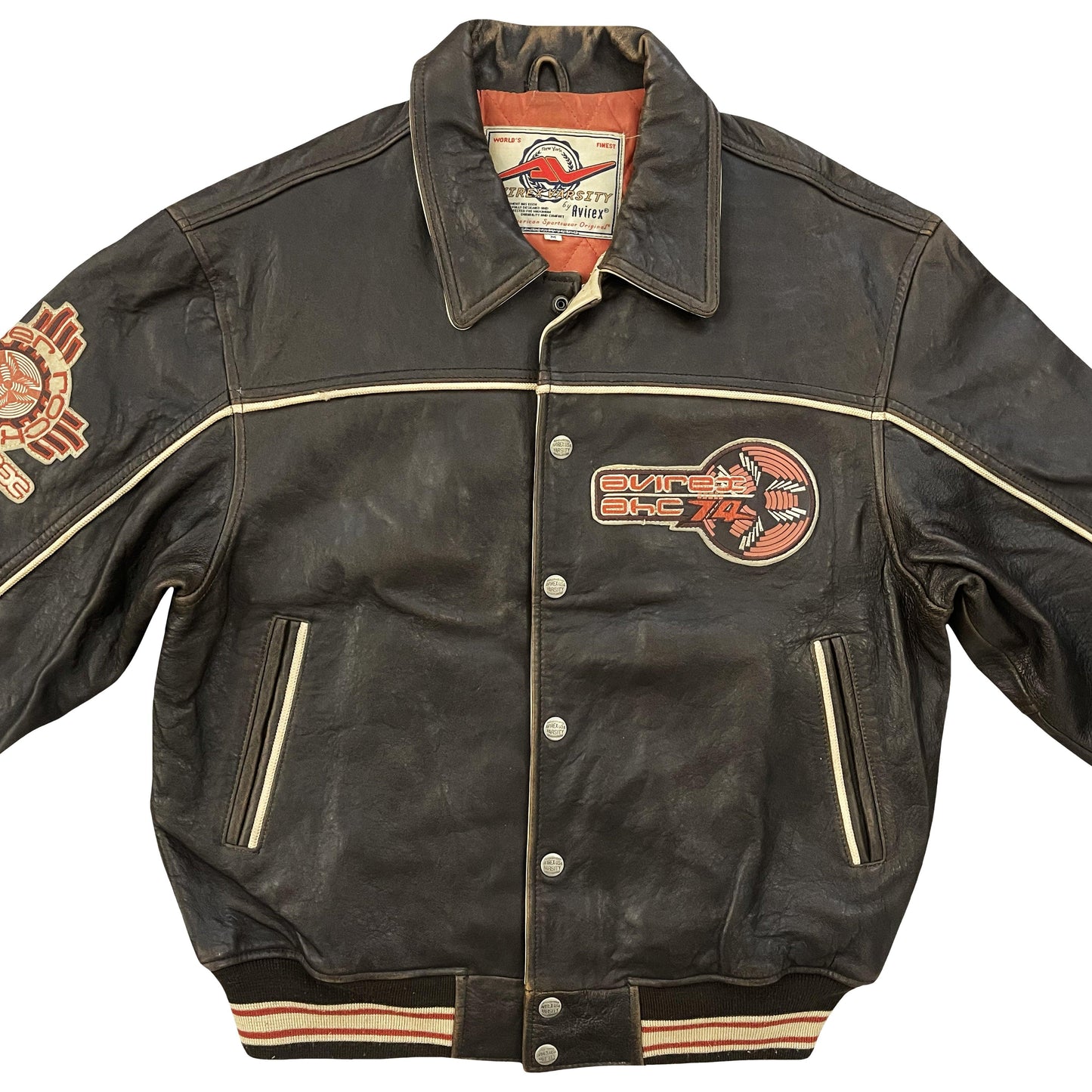 Avirex Leather Varsity Jacket