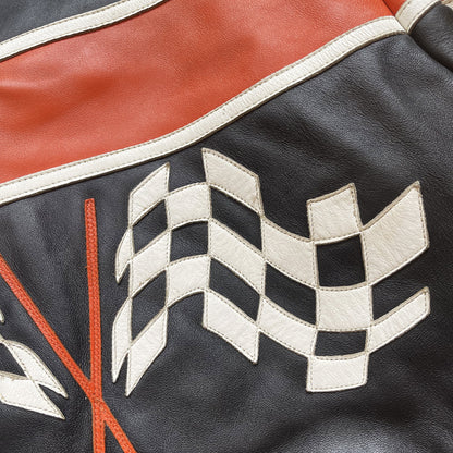 Vanson Leathers Motorcycle Racer Jacket - L
