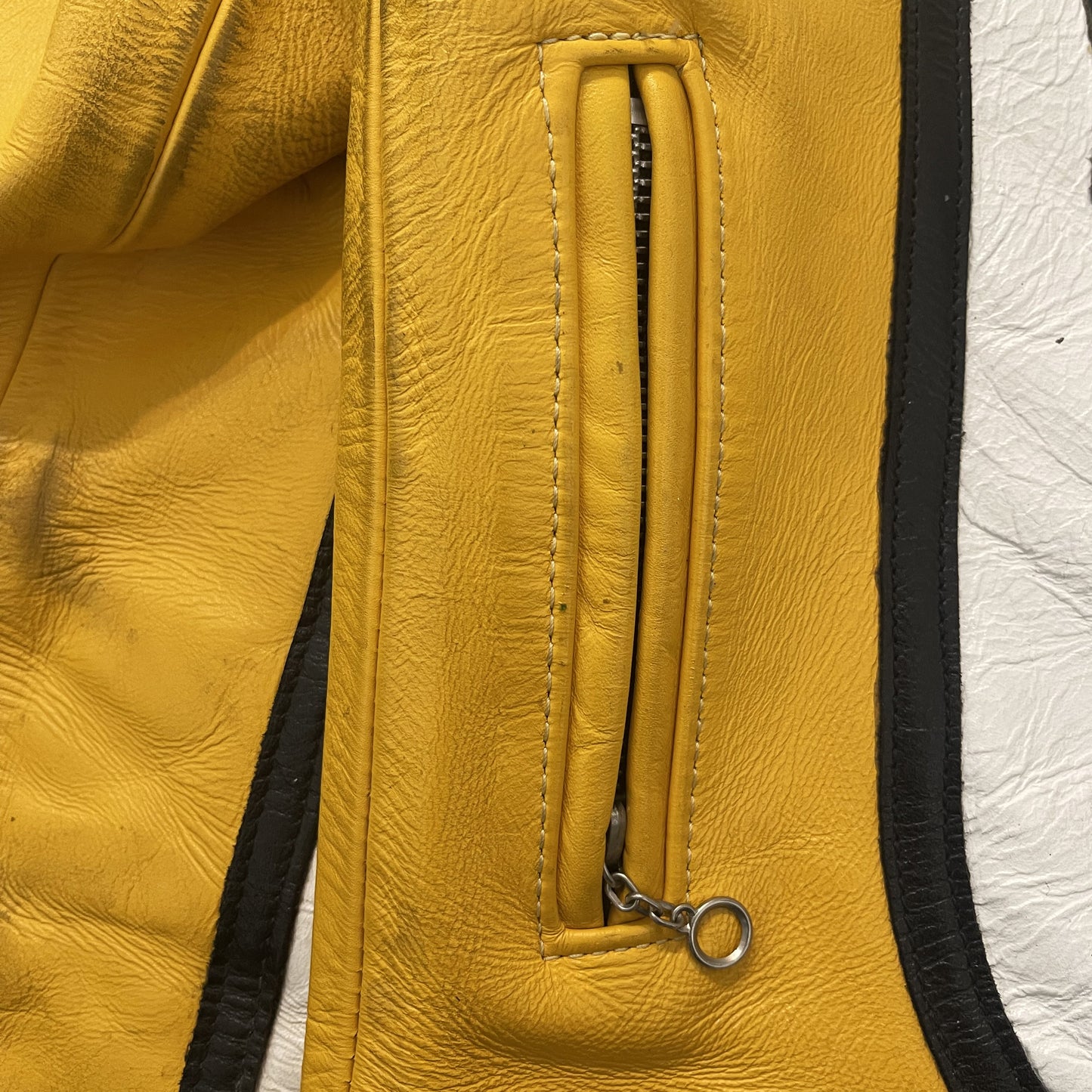 Vanson Leathers x Yellow Corn Motorcycle Racer Jacket - M