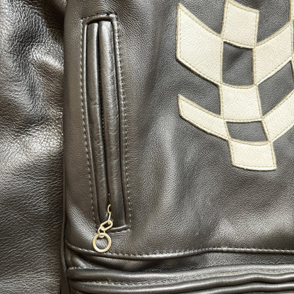 Vanson Leathers Motorcycle Racer Jacket - L