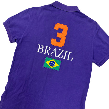 Ralph Lauren Brazil Polo In Purple ( S )