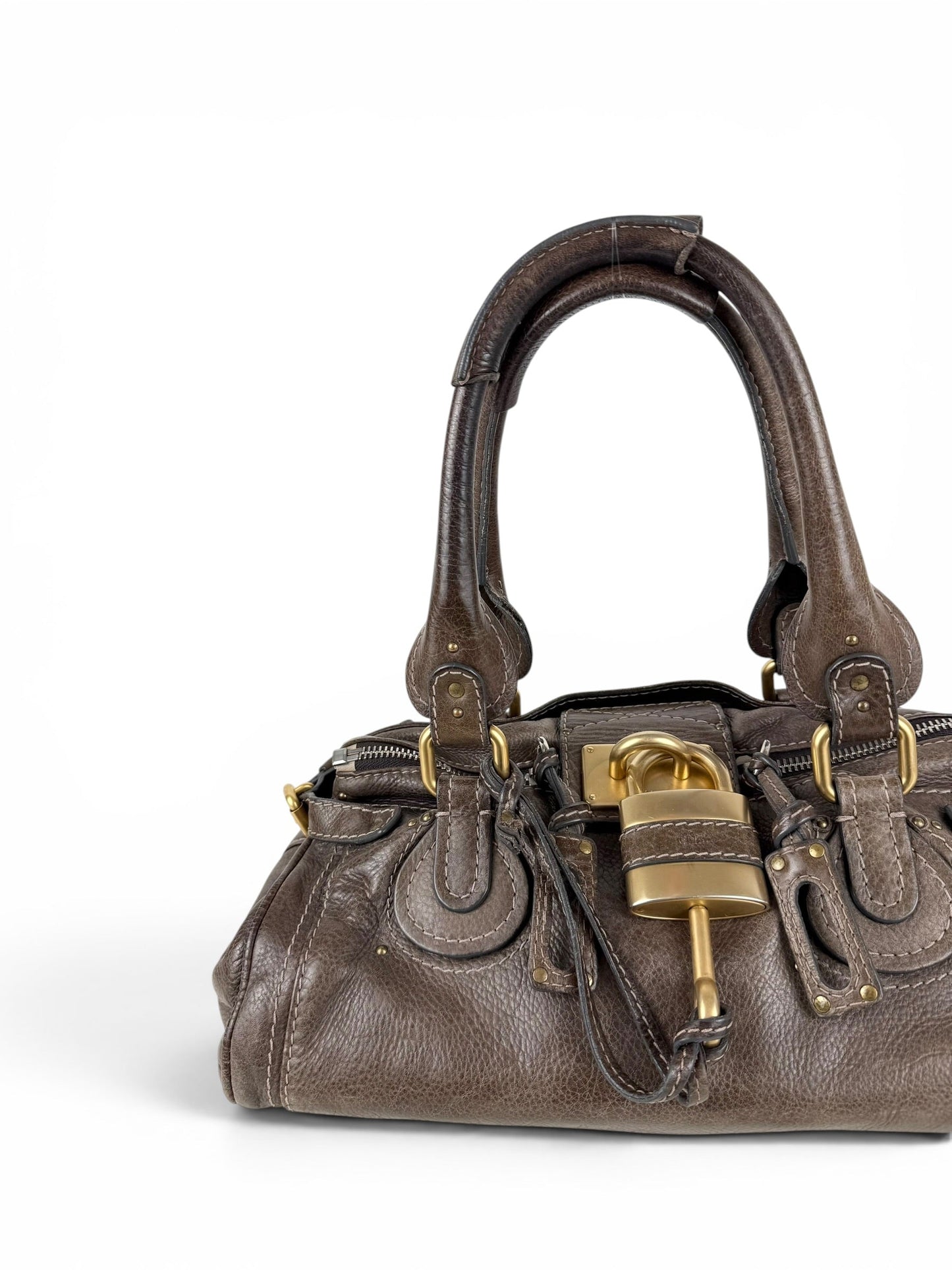 2009 Chloe Paddington Brown Leather Handbag GHW | O/S, Multicoloured