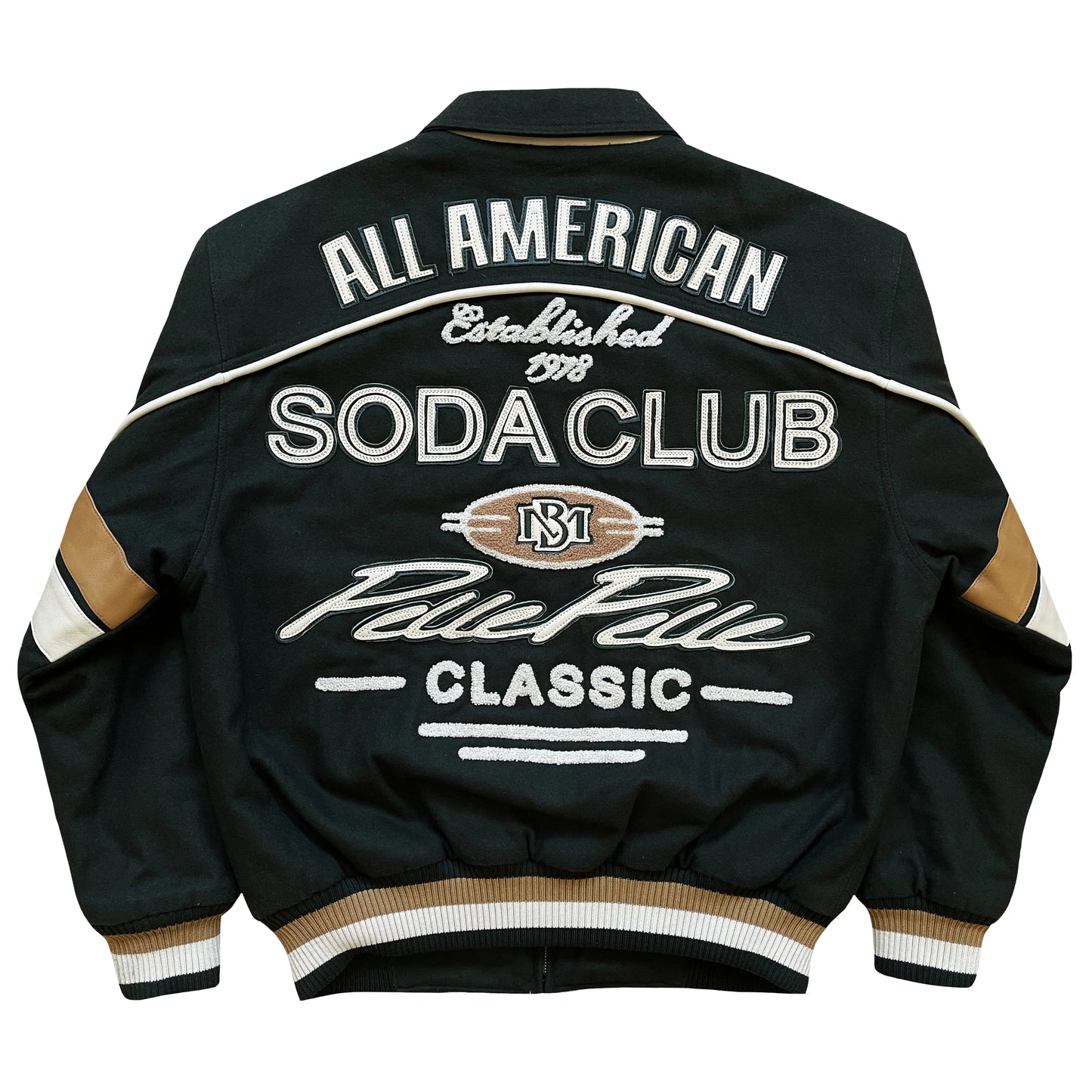 Pelle Pelle 90's Soda Club Varsity Jacket - L