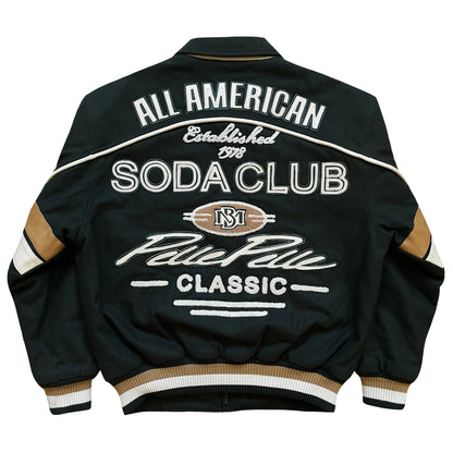 Pelle Pelle 90's Soda Club Varsity Jacket - L
