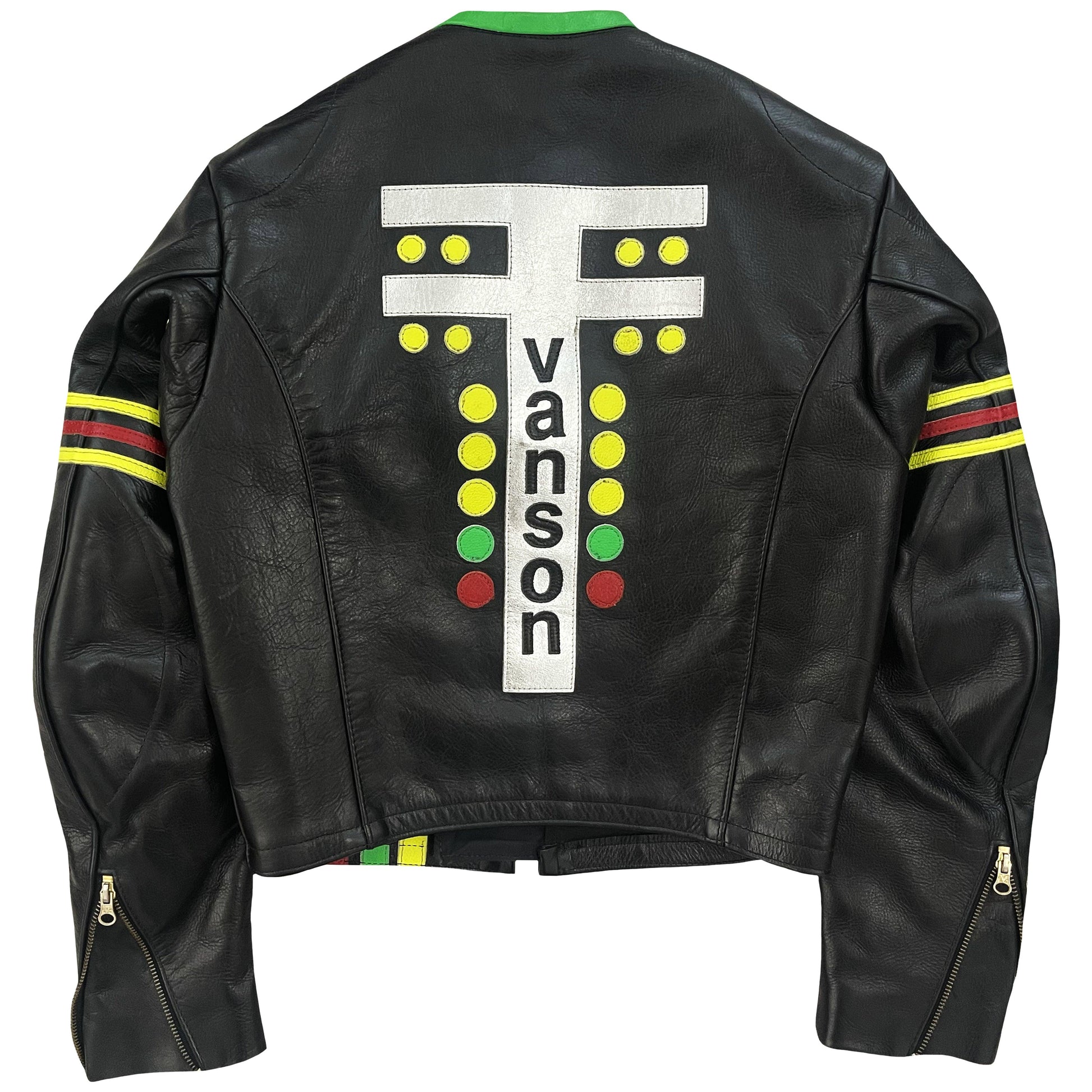 Vanson Leathers Motorcycle Racer Jacket - Known Source