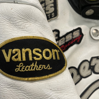 Vanson Leathers x Yellow Corn Motorcycle Racer Jacket - M