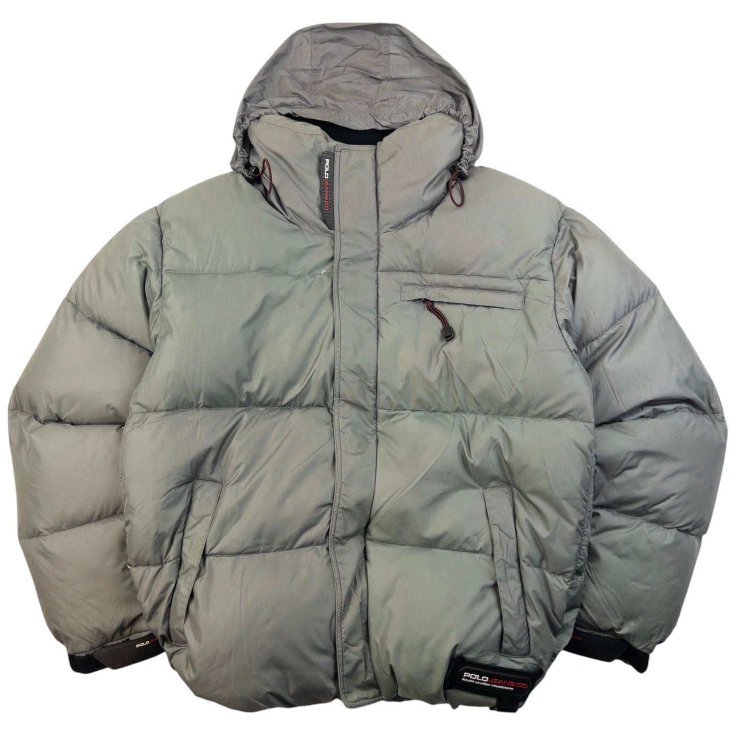 Vintage 2000s Ralph Lauren Polo Jeans Puffer Jacket Size L | Large, Green