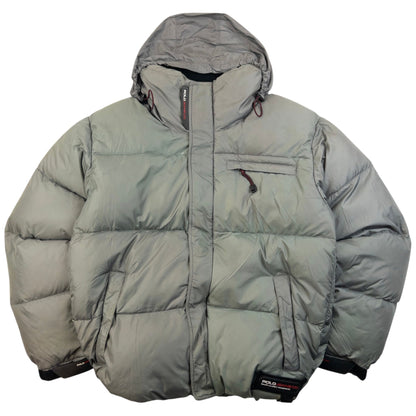 Vintage 2000s Ralph Lauren Polo Jeans Puffer Jacket Size L | Large, Green
