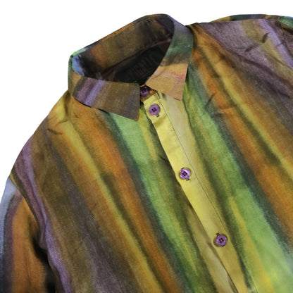 PIGALLE PARIS PURE SILK PATTERN SHIRT