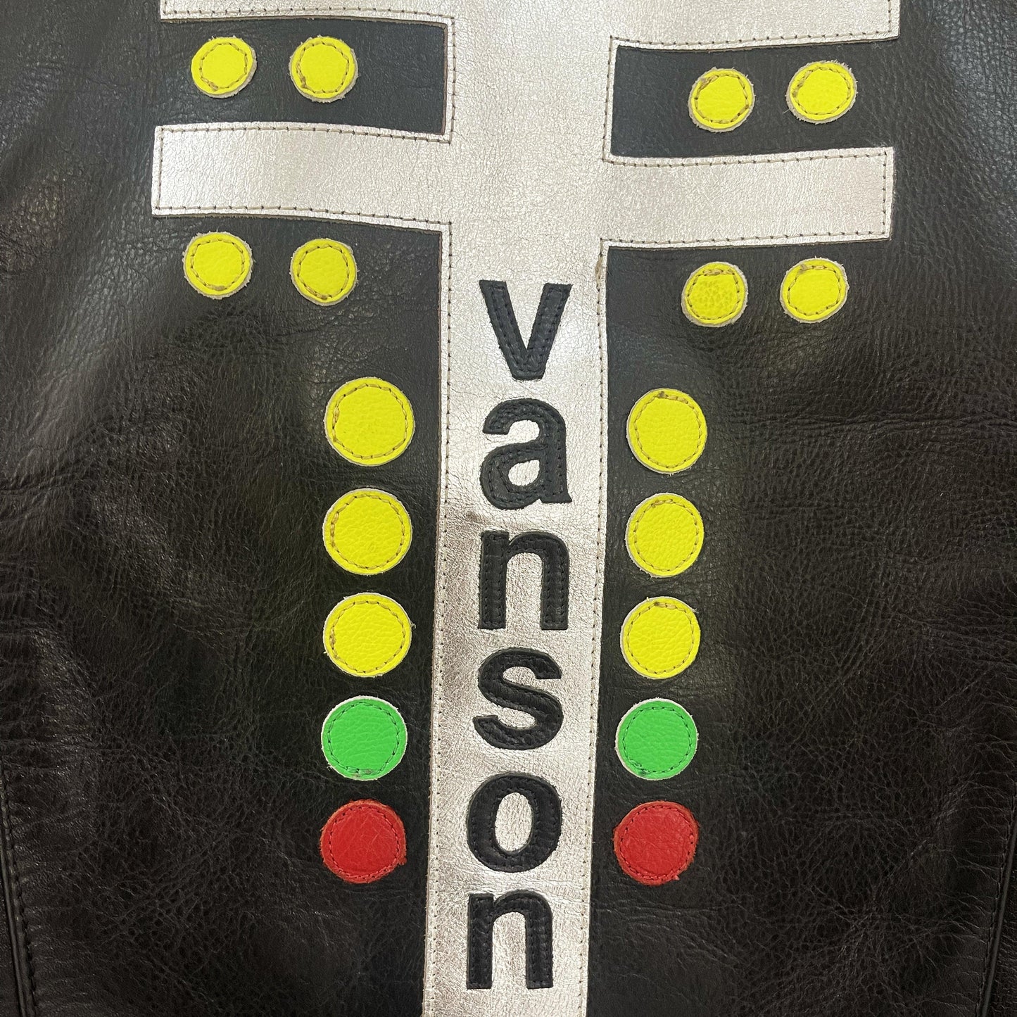 Vanson Leathers Motorcycle Racer Jacket - Known Source