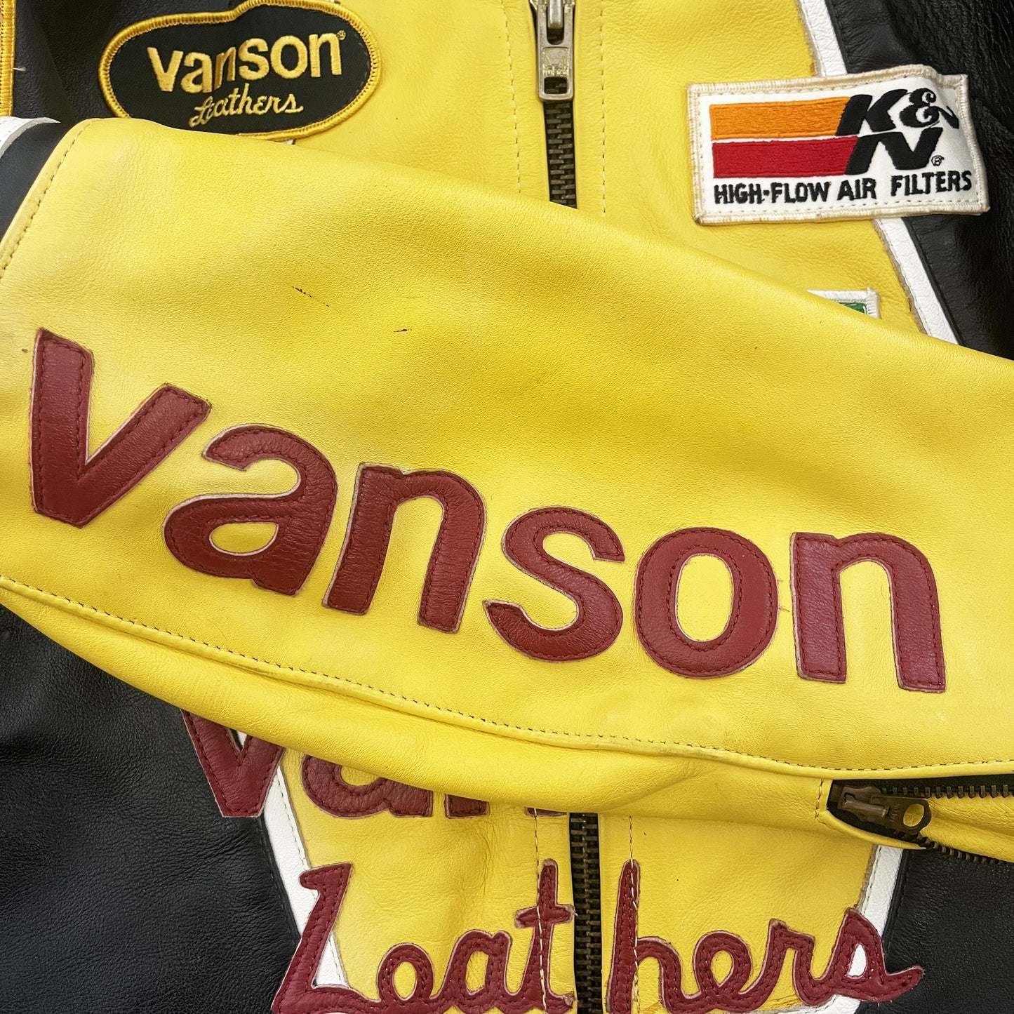 Vanson Leathers One Star Motorcycle Racer Jacket - L