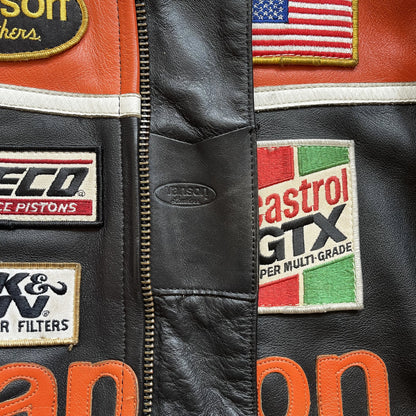 Vanson Leathers Motorcycle Racer Jacket - L