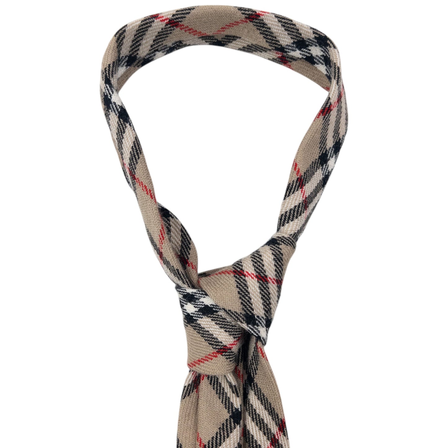 Vintage Burberry Nova Check Wool Tie