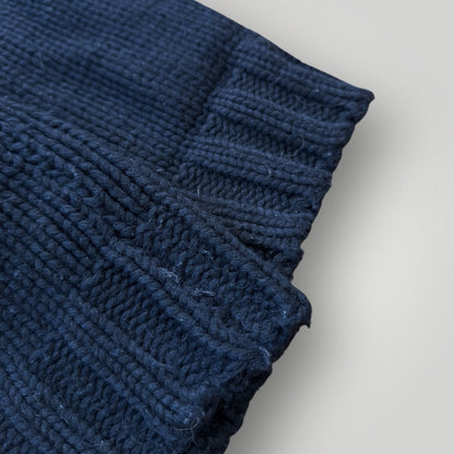 Stone Island AW/98 Heavy Wool Cable Knit Zip Up XL