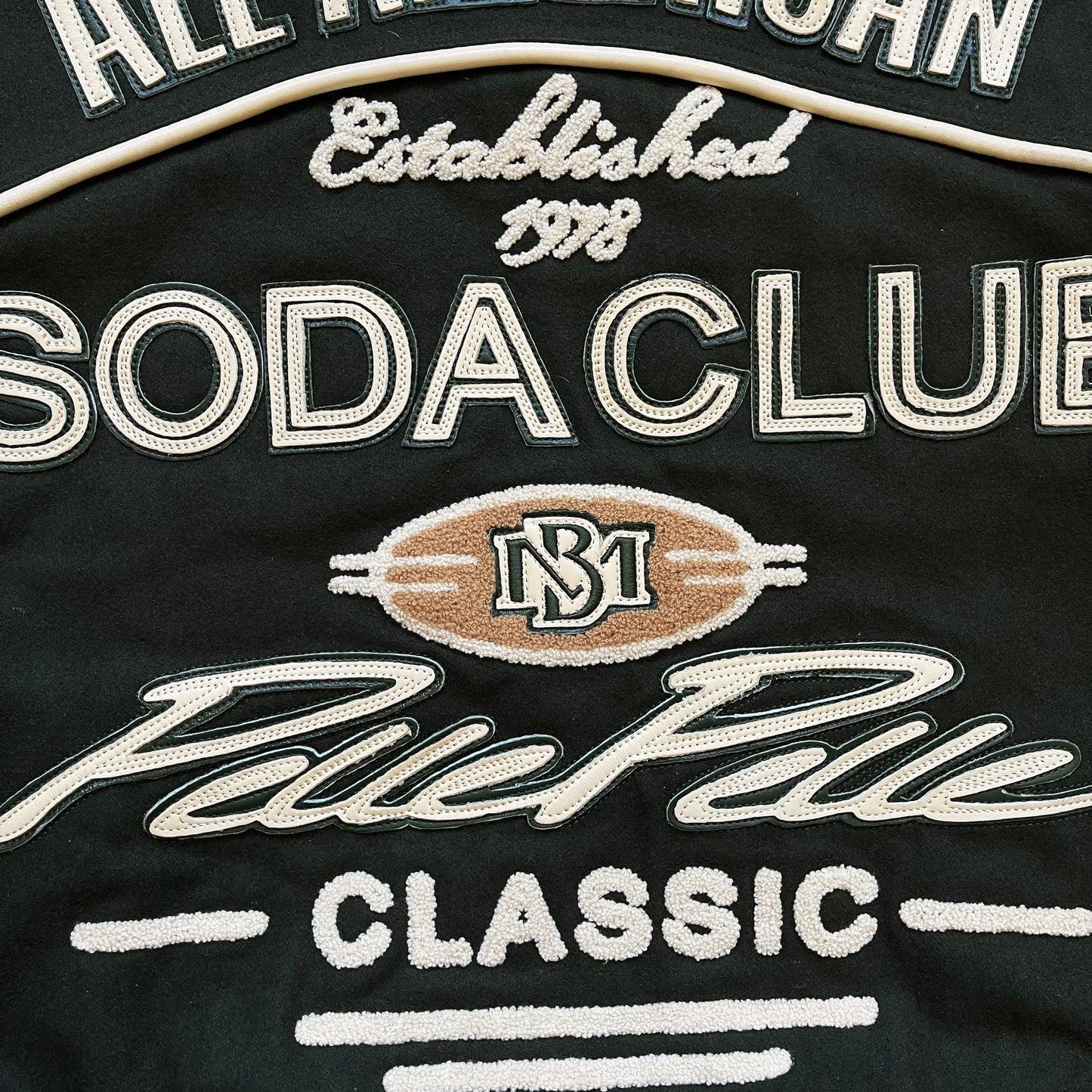 Pelle Pelle 90's Soda Club Varsity Jacket - L