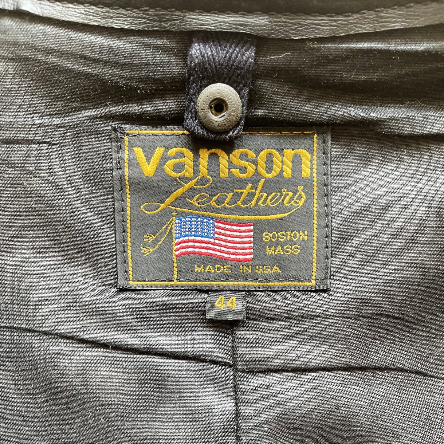 Vanson Leathers Motorcycle Racer Jacket - L