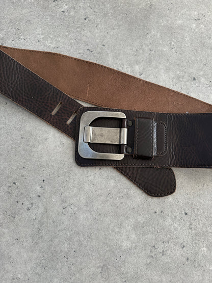 Vintage 1990s Chunky Leather Belt - W34-38