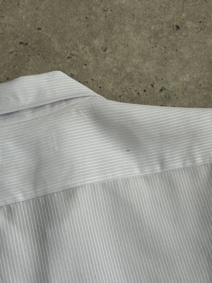 Christian Dior Chemises 1990s Striped Logo Shirt - L