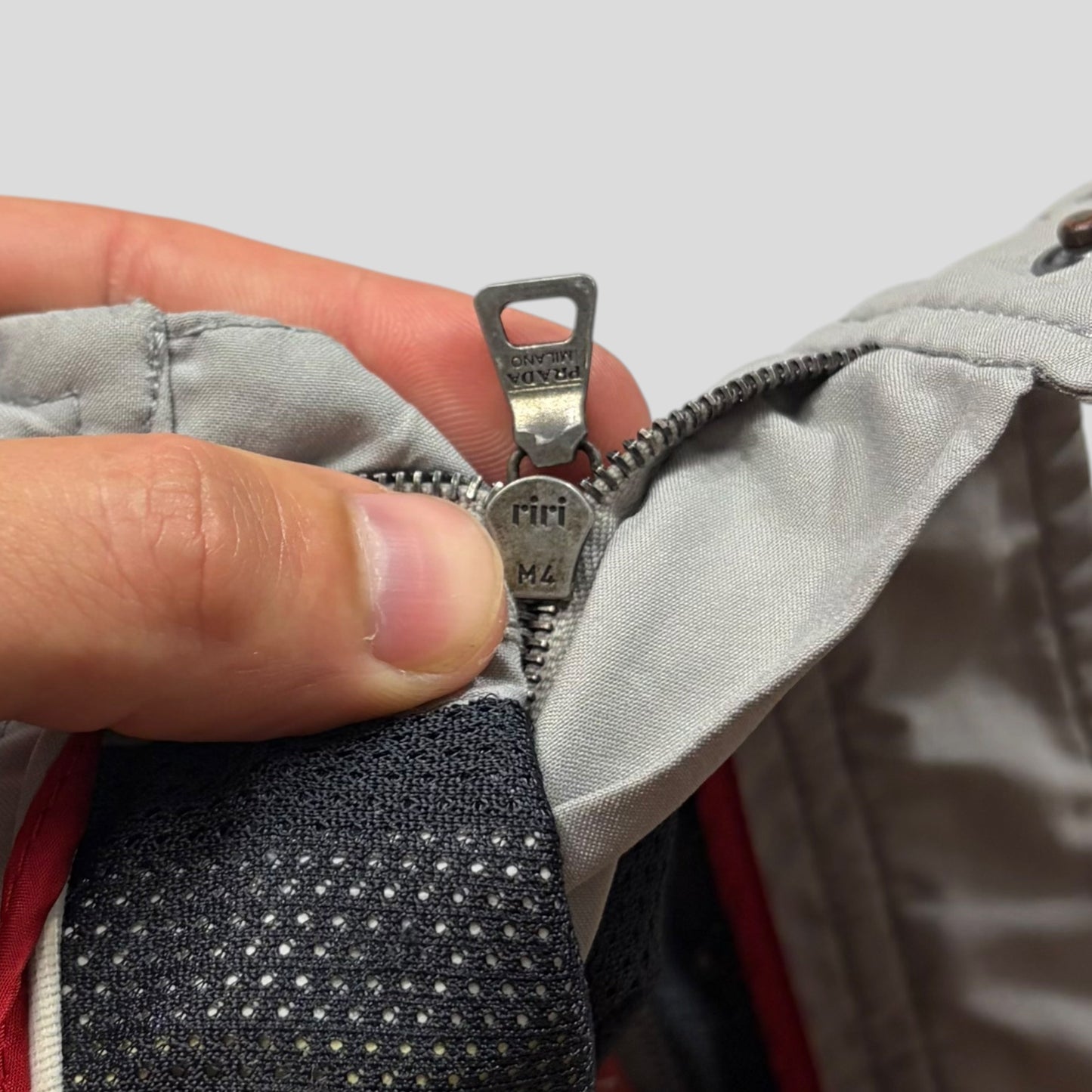 Prada Challenge 2003 Goretex Red Logo Cargo Trousers - IT52 | Default Title, Multicoloured