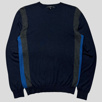 Gucci Superfine Silk & Cashmere Lightweight Panelled Knit - M | Default Title, Multicoloured