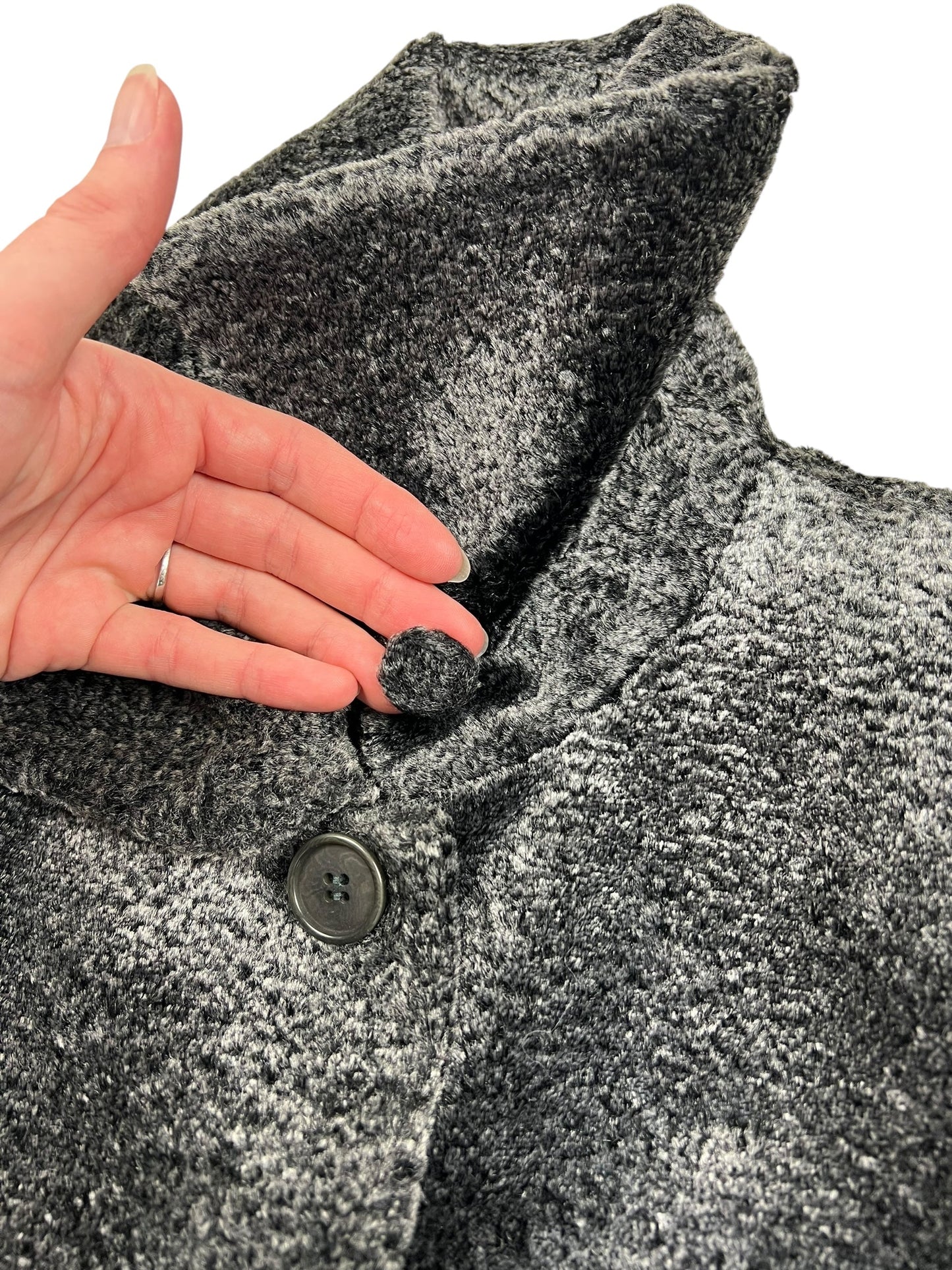 Emporio Armani faux fur jacket | Grey, Grey