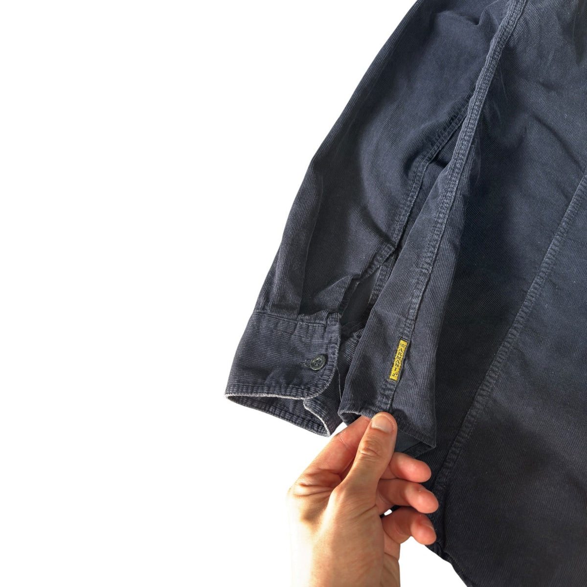Armani Jeans 00’s Mini Corduroy Shirt S | Small, Navy