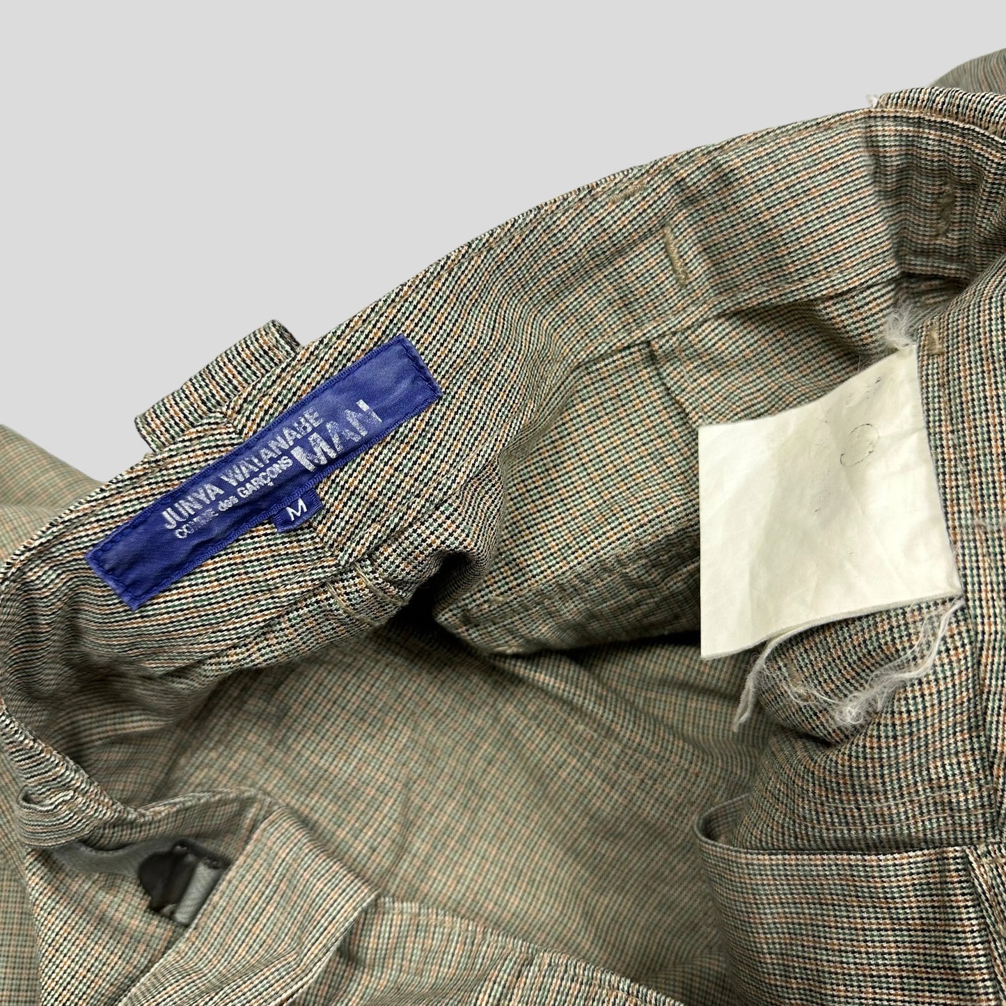 Junya Watanabe SS04 Houndstooth Prisoner Cargo’s - M