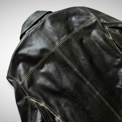 Armani Jeans Leather Jacket (2000s)