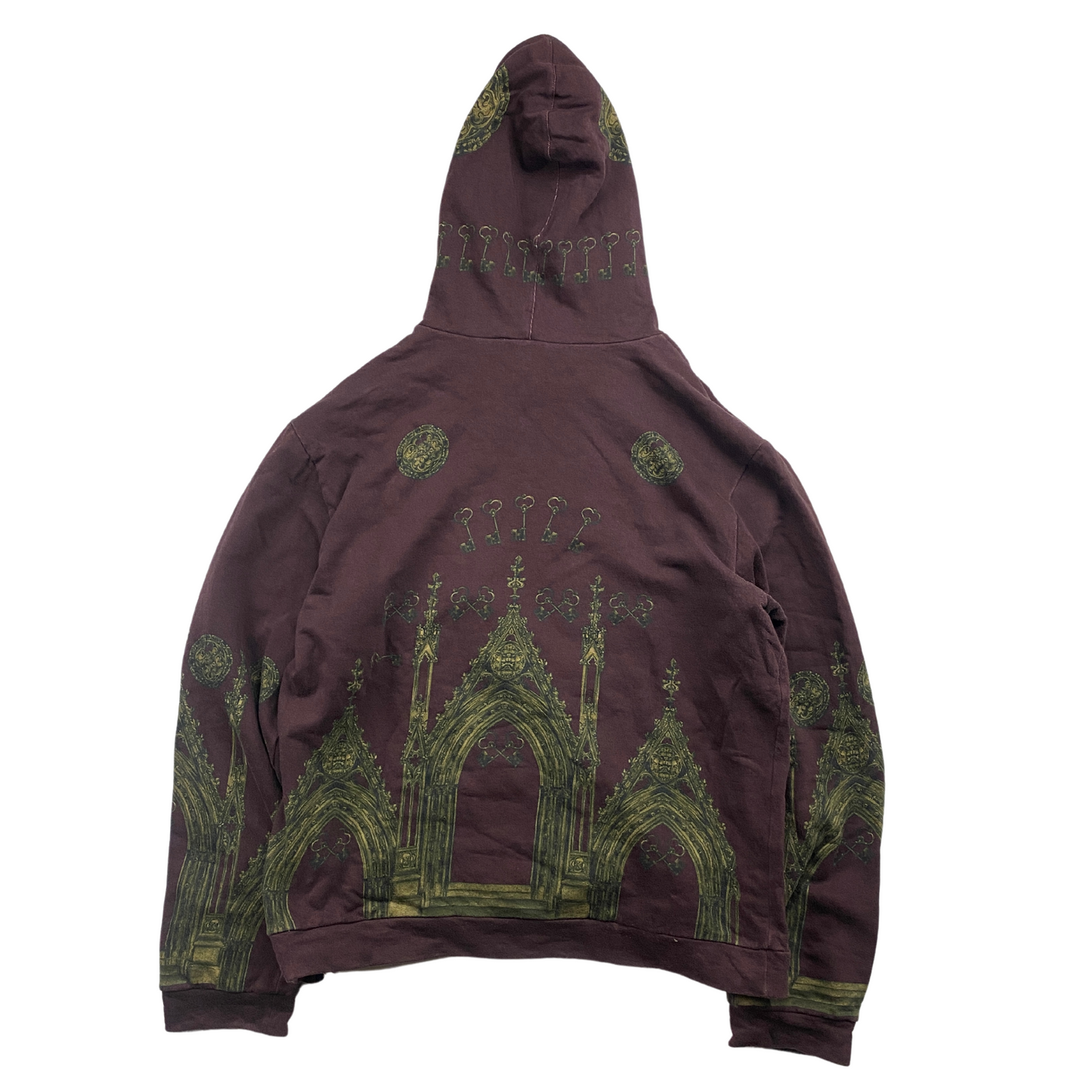 DOLCE & GABBANA KEYS MURUAL POPOVER HOODY (L)