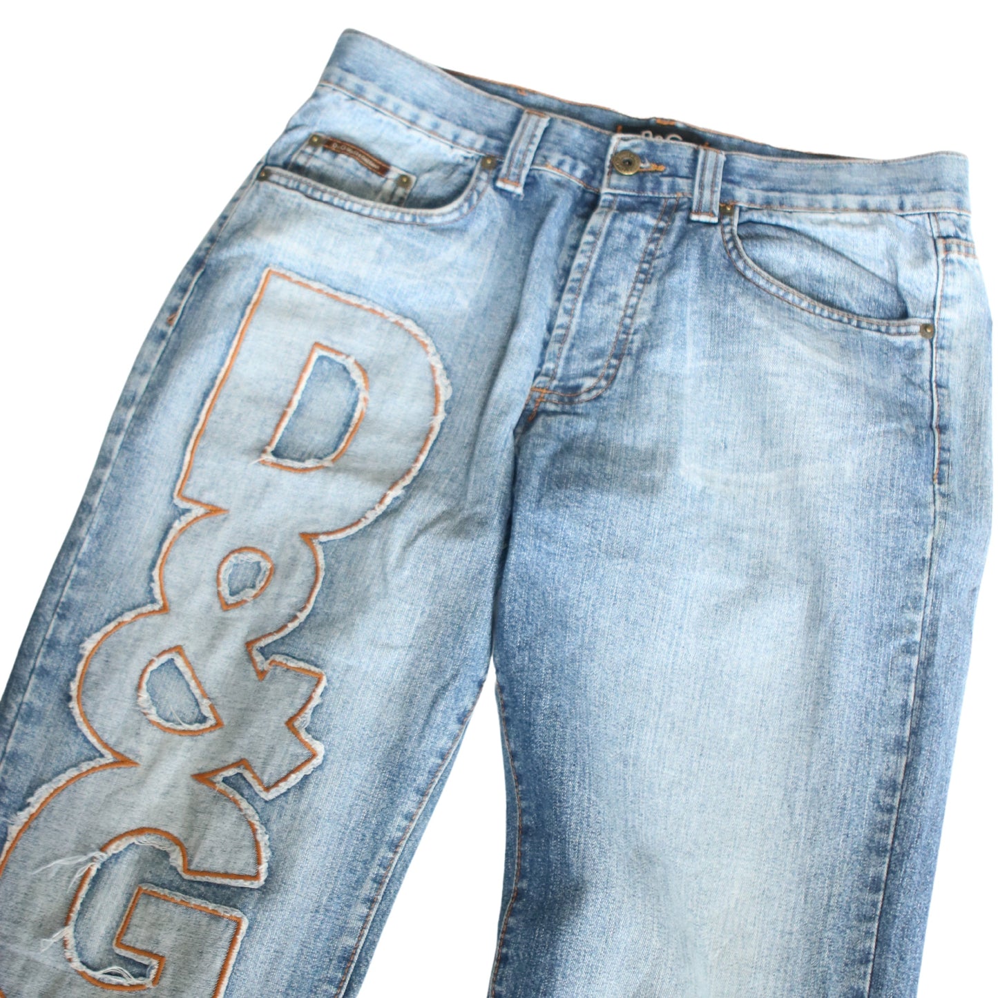 D&G SPELLOUT DENIM