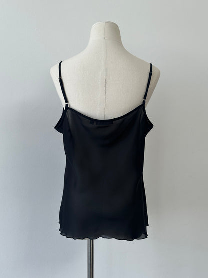 Vintage 2000s Sheer Sleeveless Cami Top - L