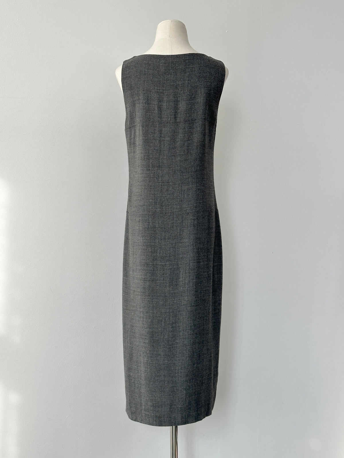 Marella 2000s Wool Sleevless Maxi Dress - M-L
