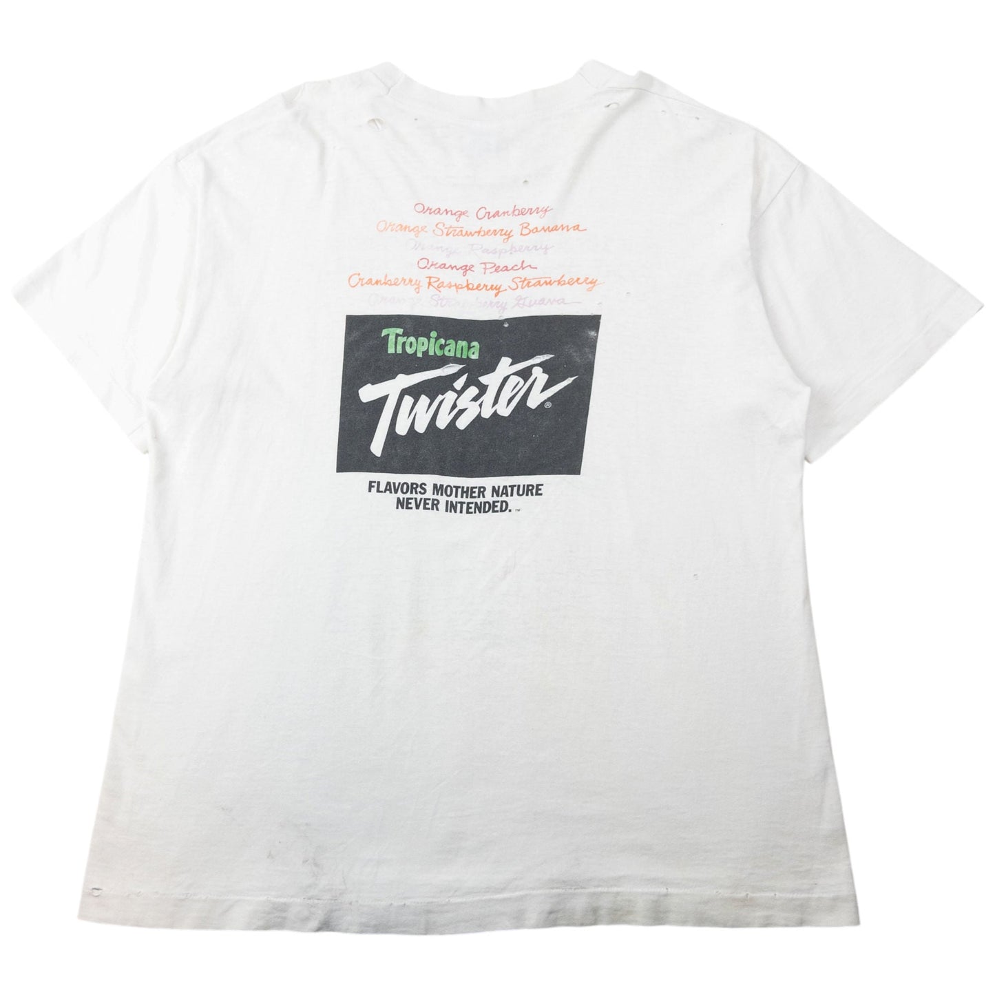 Vintage 90s Tropicana Twister Graphic T Shrit Size XL | XL, White