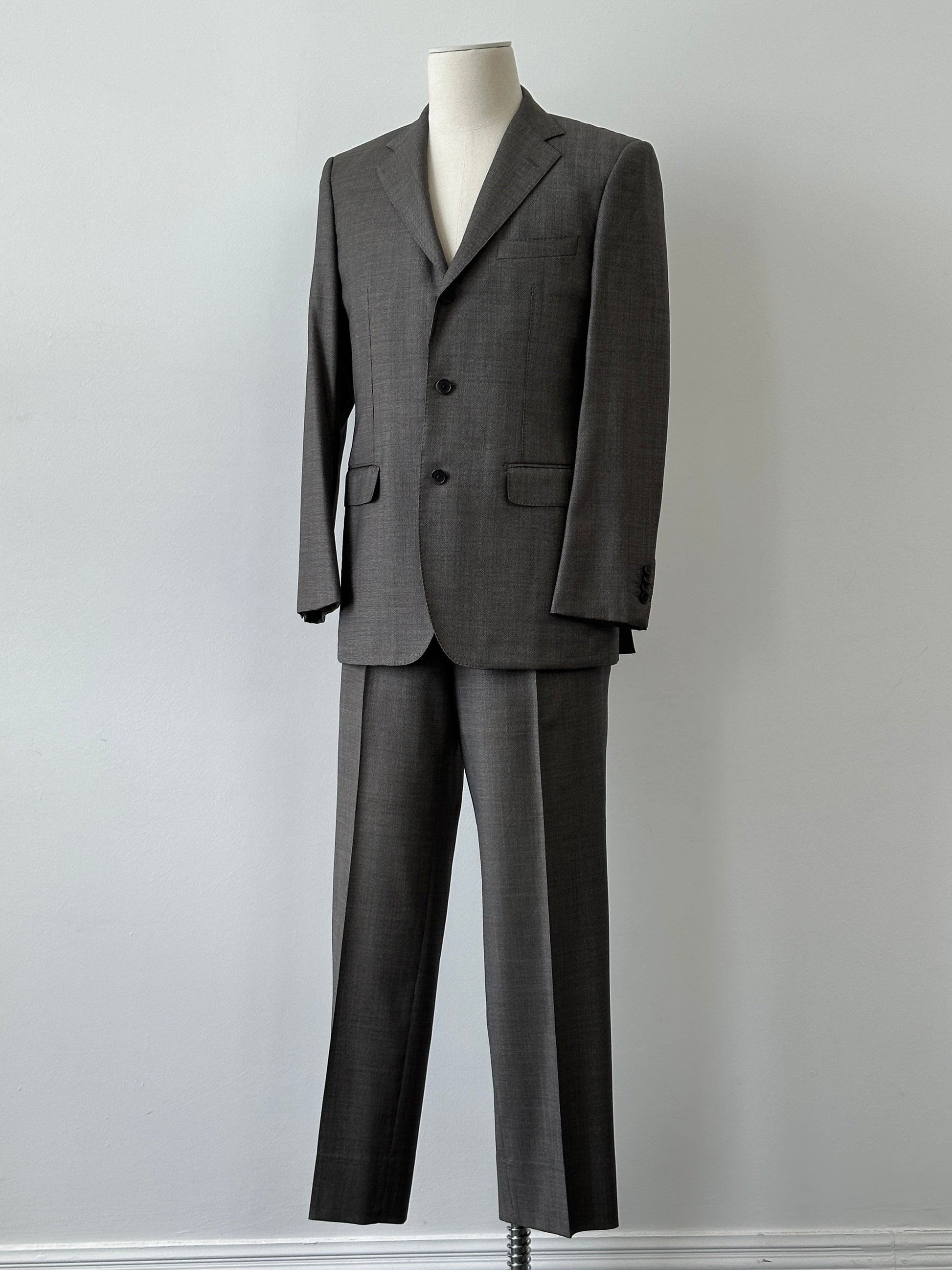 Loro Piana x Ivory Court 1990s Pure Wool Suit - 40S/W30